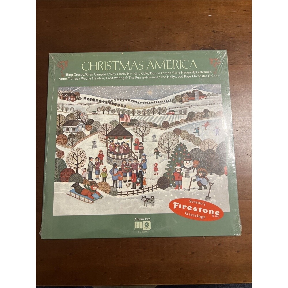 Vintage Christmas America Album Two (Vinyl, New & Sealed) Capitol SL-6950 (1974)